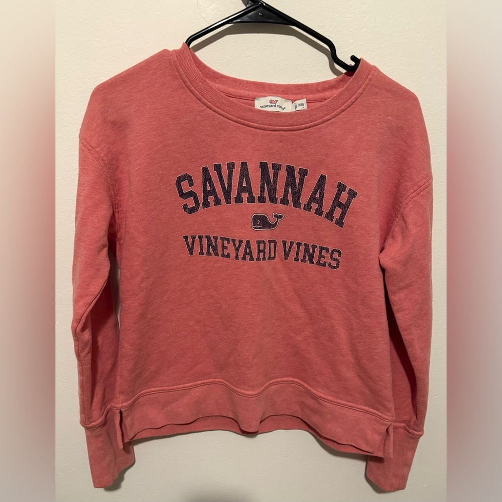 Vineyard Vines Savannah Crop Sweatshirt Size XXS